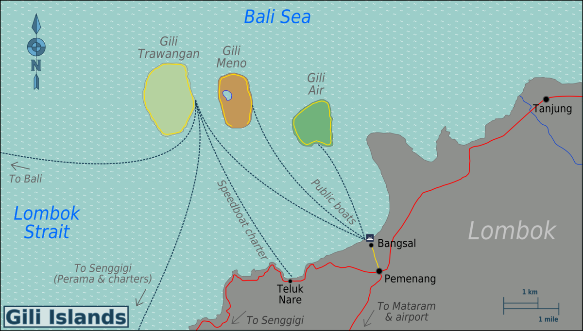 gili trawangan destinasi wisata kelas dunia dari lombok