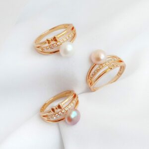 retro lombok pearl ring