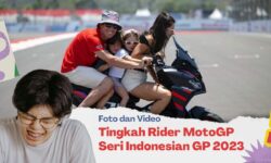 Foto dan Video Tingkah Rider MotoGP di Seri Indonesian GP 2023